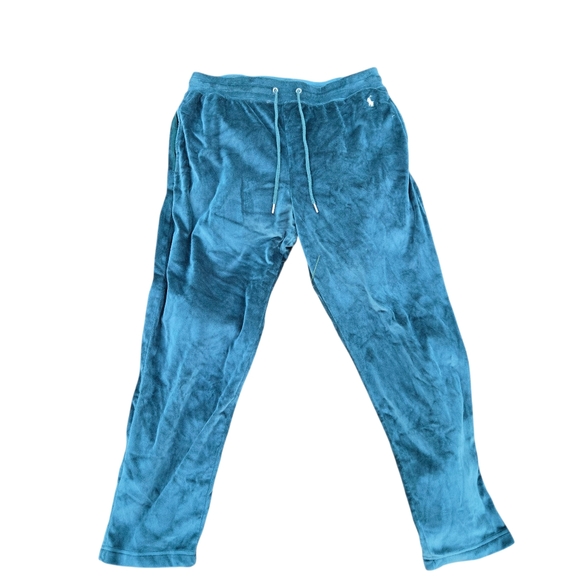 polo ralph lauren sleepwear mens large Velvet pajamas Pants - Picture 1 of 6